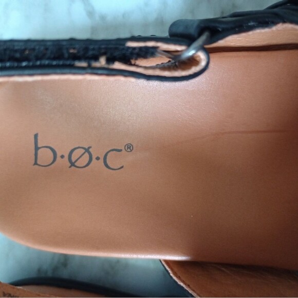 NIB B.O.C. Born Concept Keegan Black Thong Sandals Size 9M - Picture 11 of 13